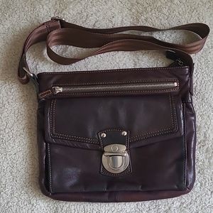 Daniel black leather purse